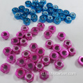 M4 Anodized Aluminium Self Lock Nut Untuk Helikopter